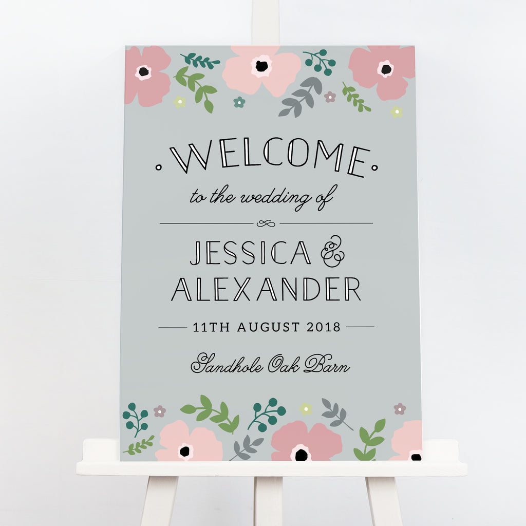 Poppy welcome sign - Project Pretty