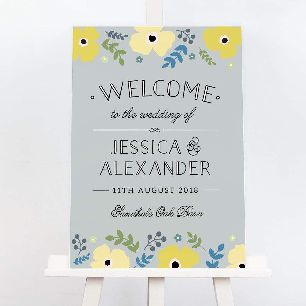 Poppy welcome sign - Project Pretty