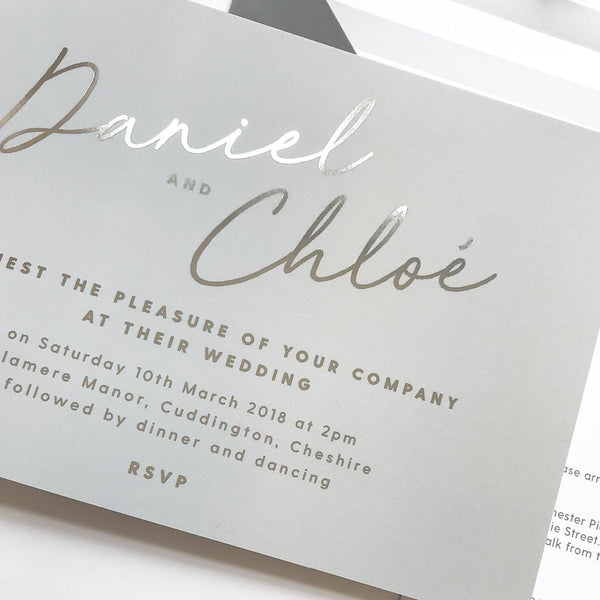 Rachel foil printed Wedding Invitations - Project Pretty