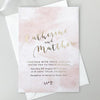 Foil printed Romance Wedding Invitations - Project Pretty