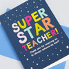 Superstar teacher thank you card - Project Pretty
