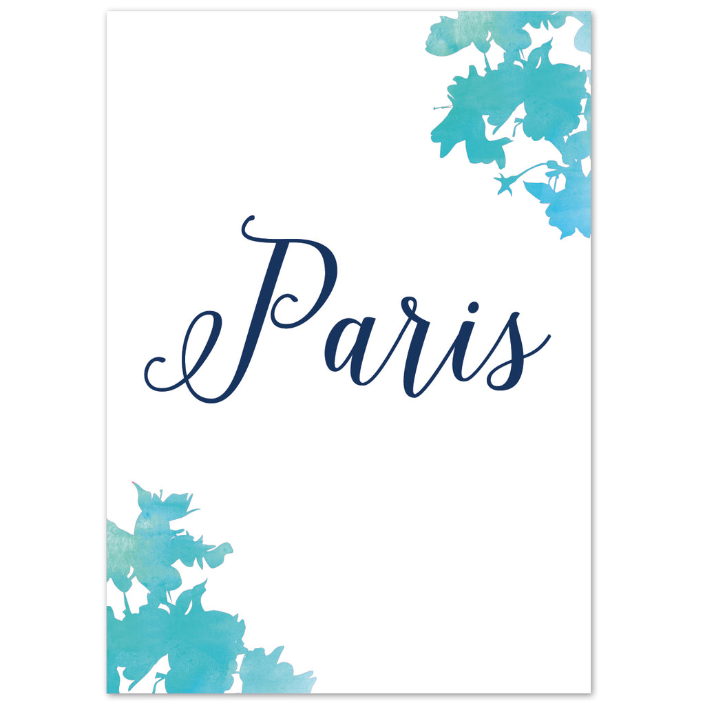 Blossom Table names - Project Pretty