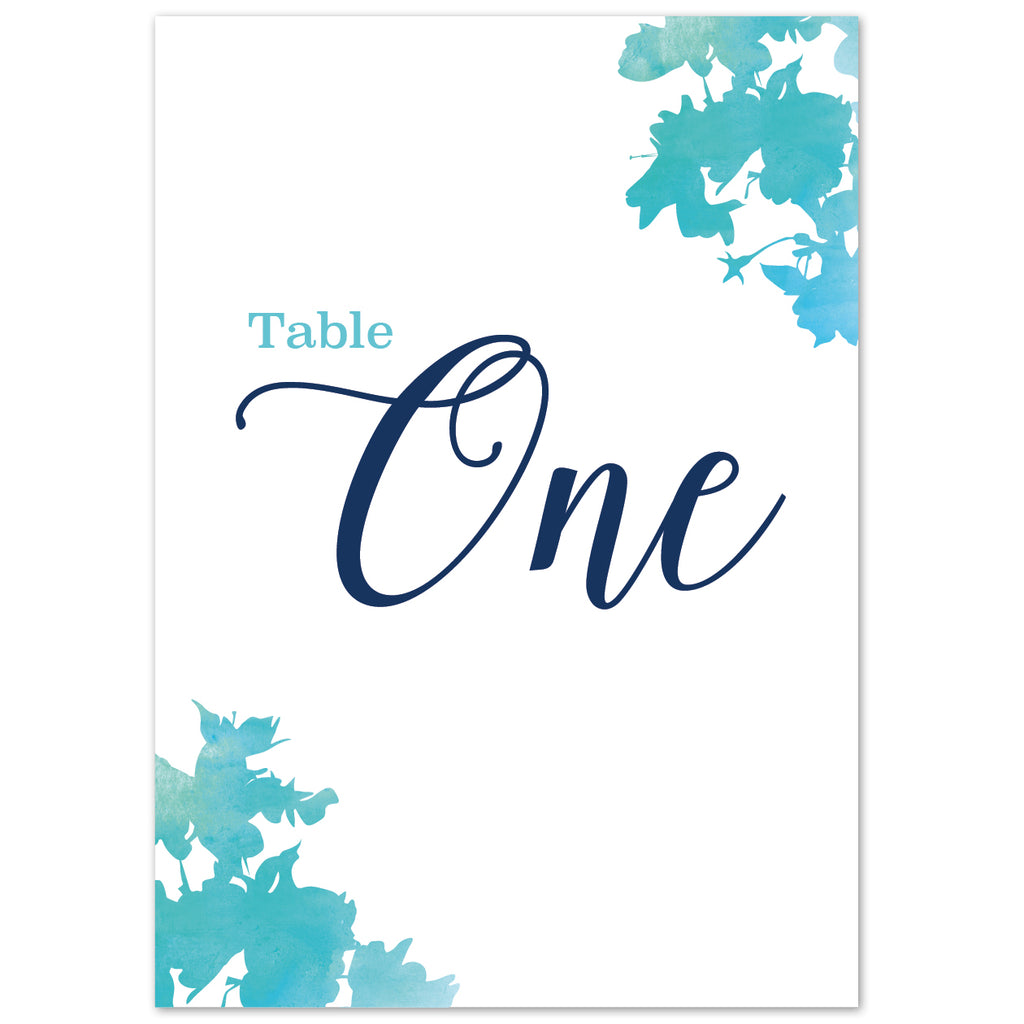Blossom table numbers - Project Pretty