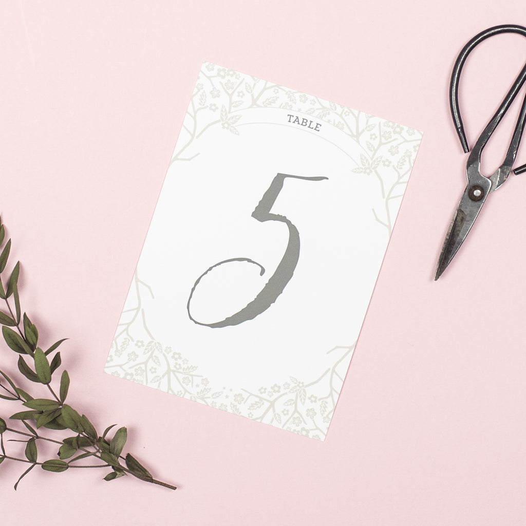 Enchanted Forest table numbers - Project Pretty