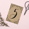 Enchanted Forest Kraft table numbers - Project Pretty