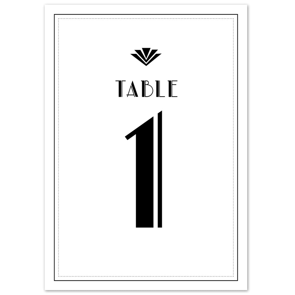 Estelle Table numbers - Project Pretty