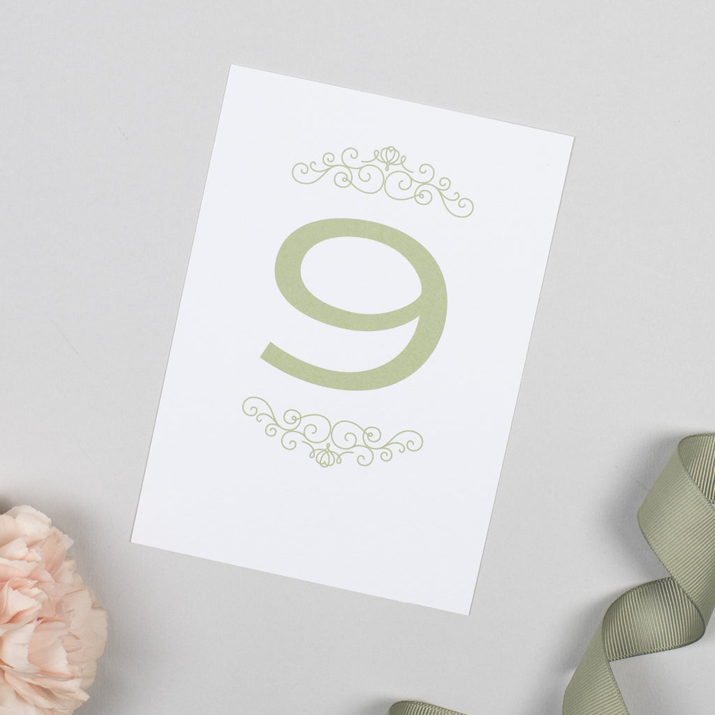 Eva Table numbers - Project Pretty