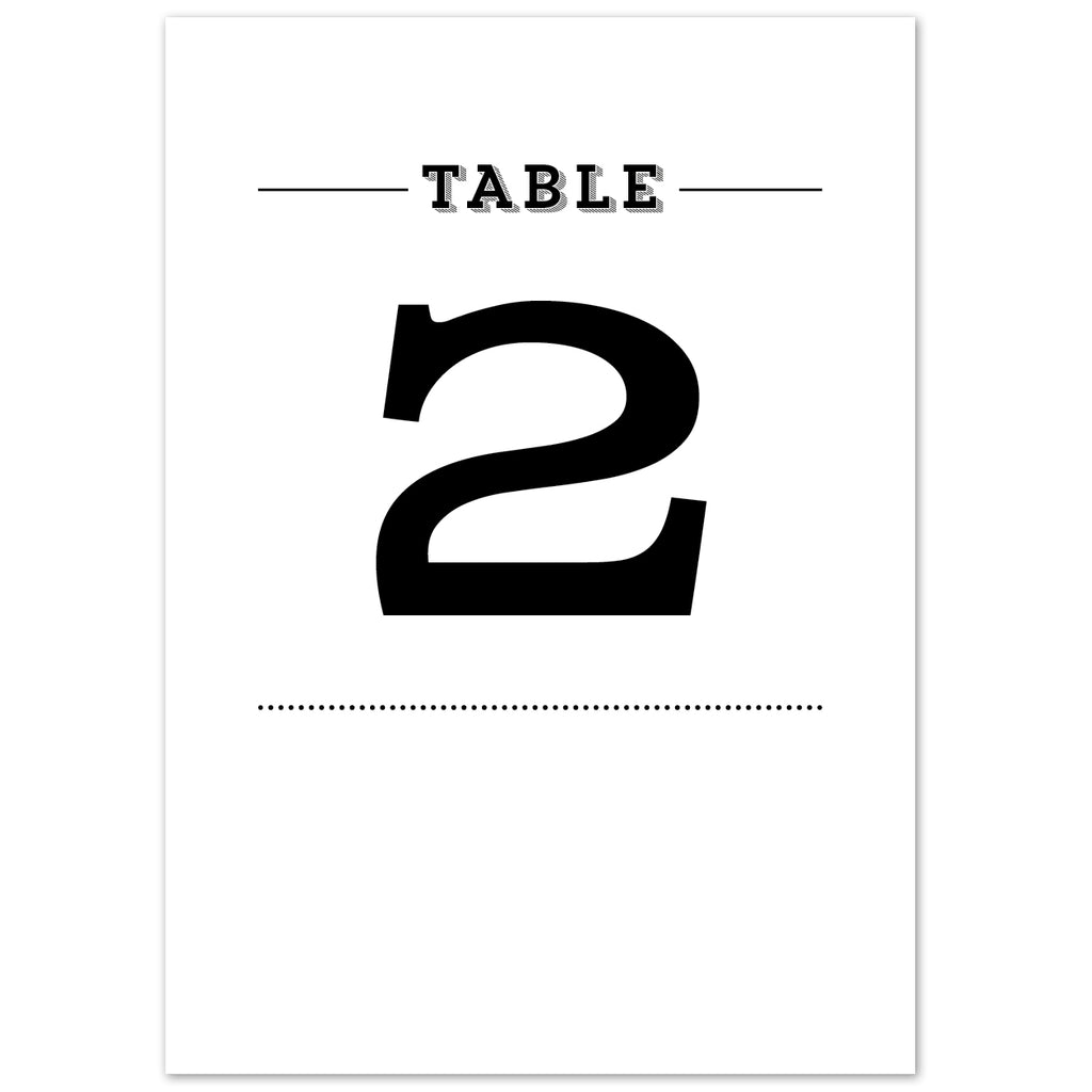 Frankie Vintage Table numbers - Project Pretty