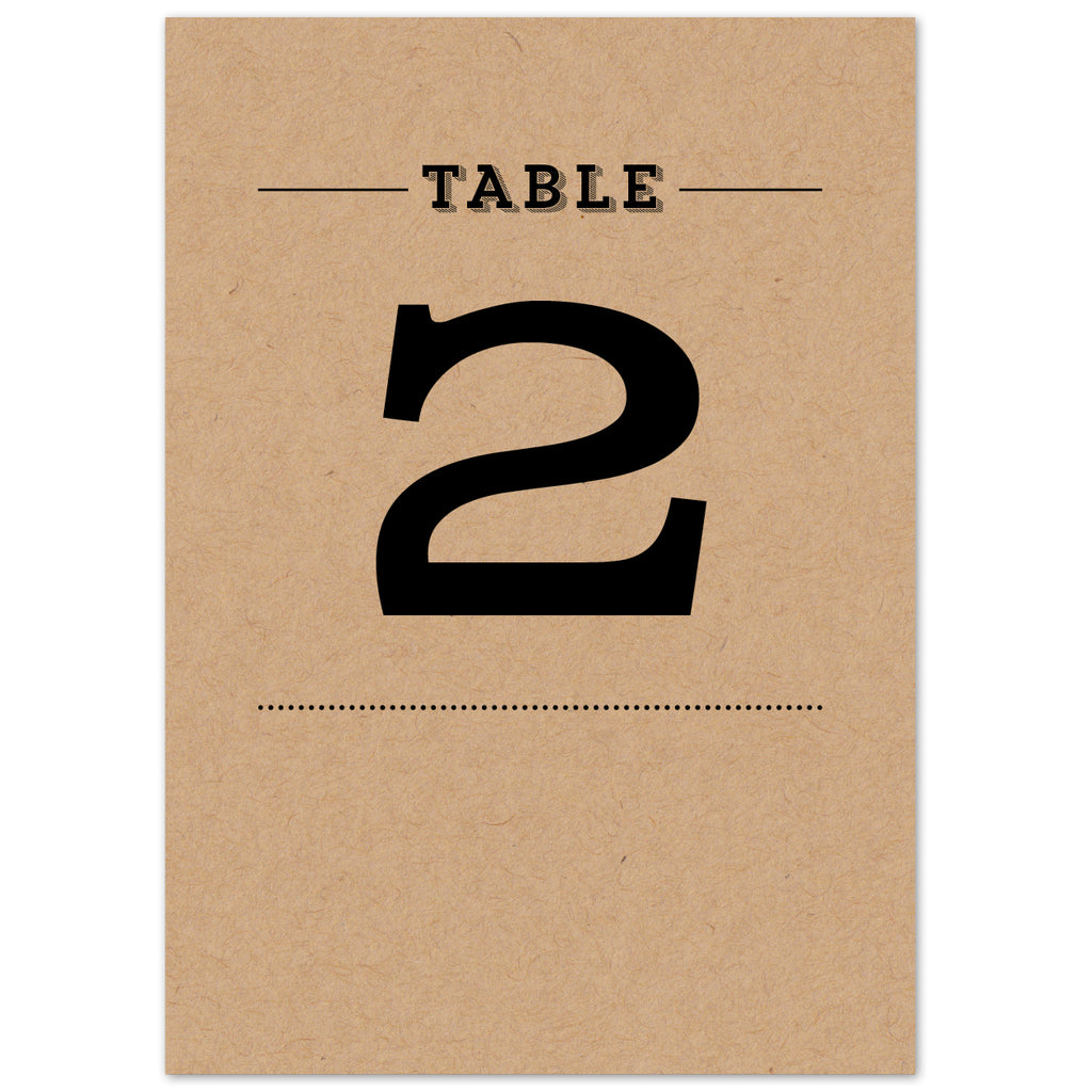 Frankie Vintage Table numbers - Project Pretty