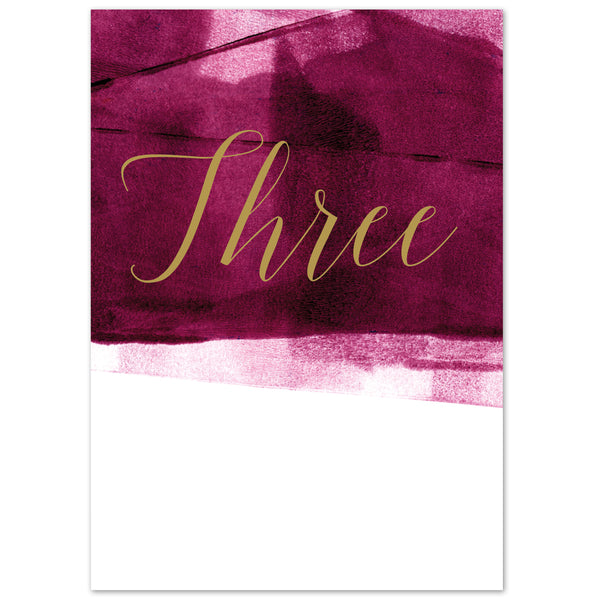 Grace table numbers - Project Pretty