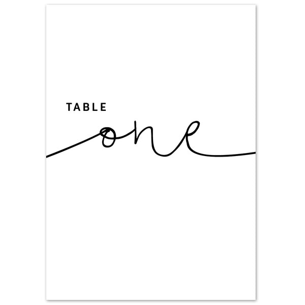 Kate table numbers - Project Pretty