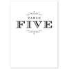 Olivia table numbers - Project Pretty