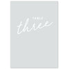 Rachel table numbers - Project Pretty