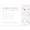 Terrazzo RSVP card - Project Pretty