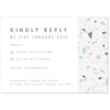Terrazzo RSVP card - Project Pretty