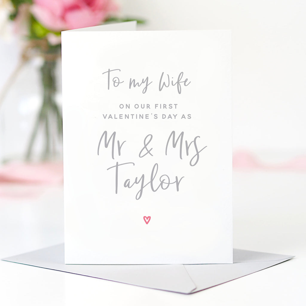 To My Wife On Our First Valentine's Day - Project Pretty