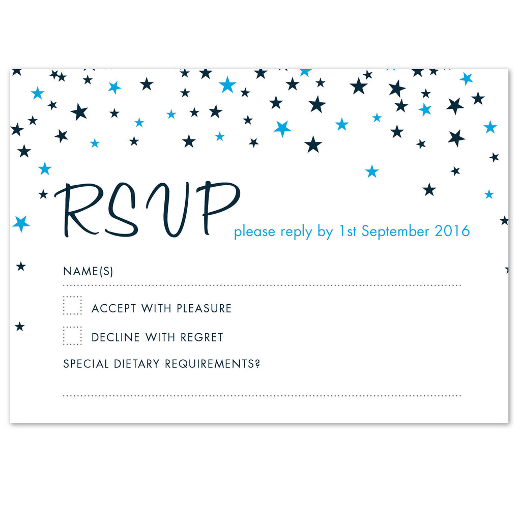 Bella RSVP card - Project Pretty