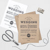 Frankie Vintage RSVP card - Project Pretty