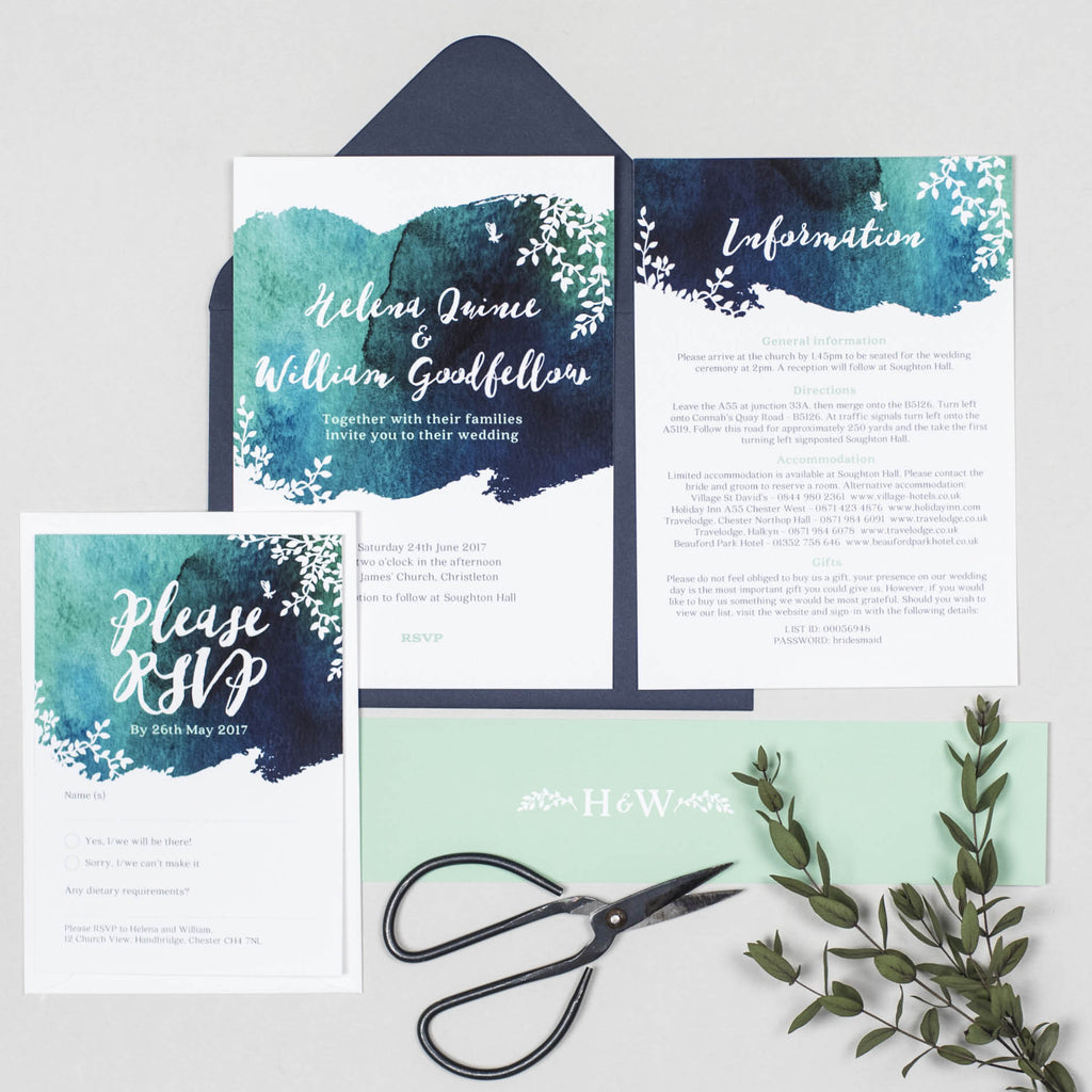 Helena RSVP card - Project Pretty