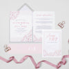 Hydrangea Pink RSVP card - Project Pretty