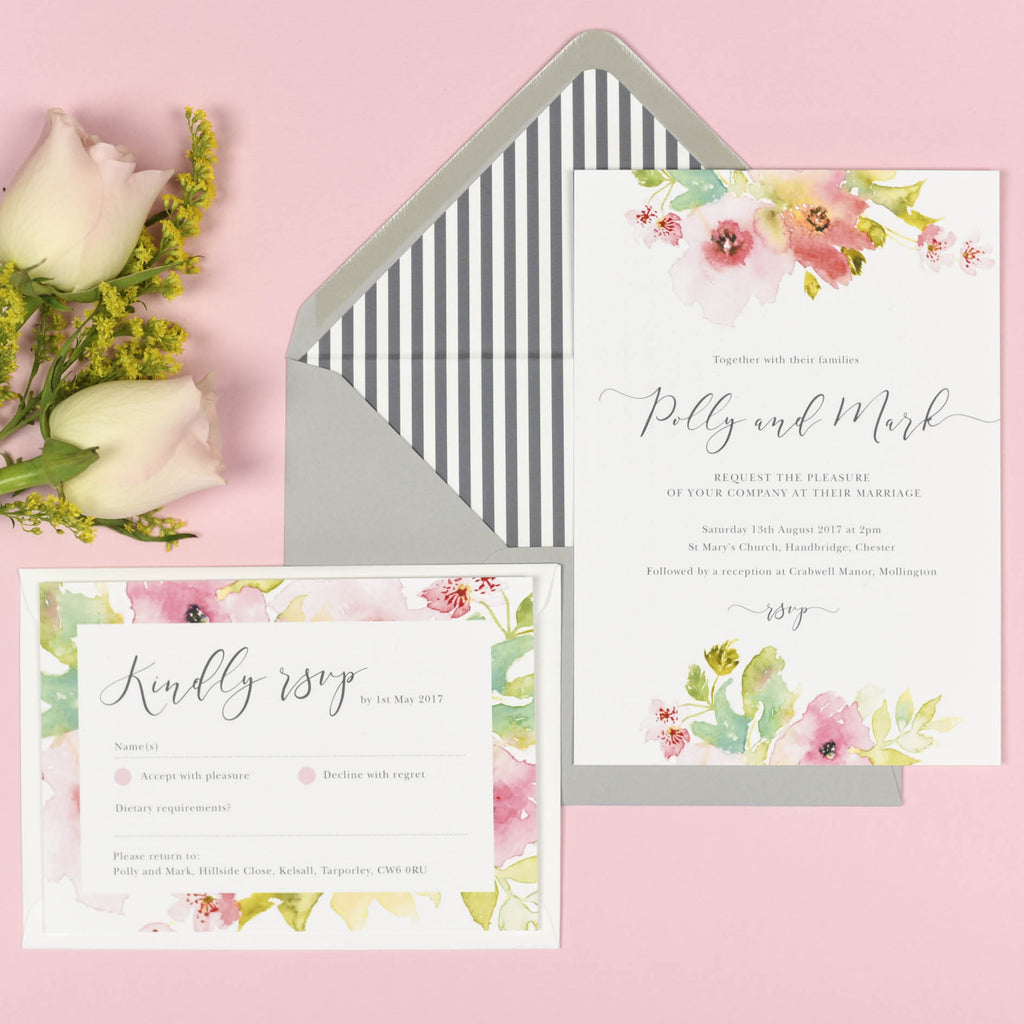 Juliette RSVP card - Project Pretty