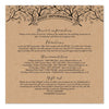 Enchanted Forest Kraft information card - Project Pretty