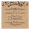 Enchanted Forest Kraft information card - Project Pretty