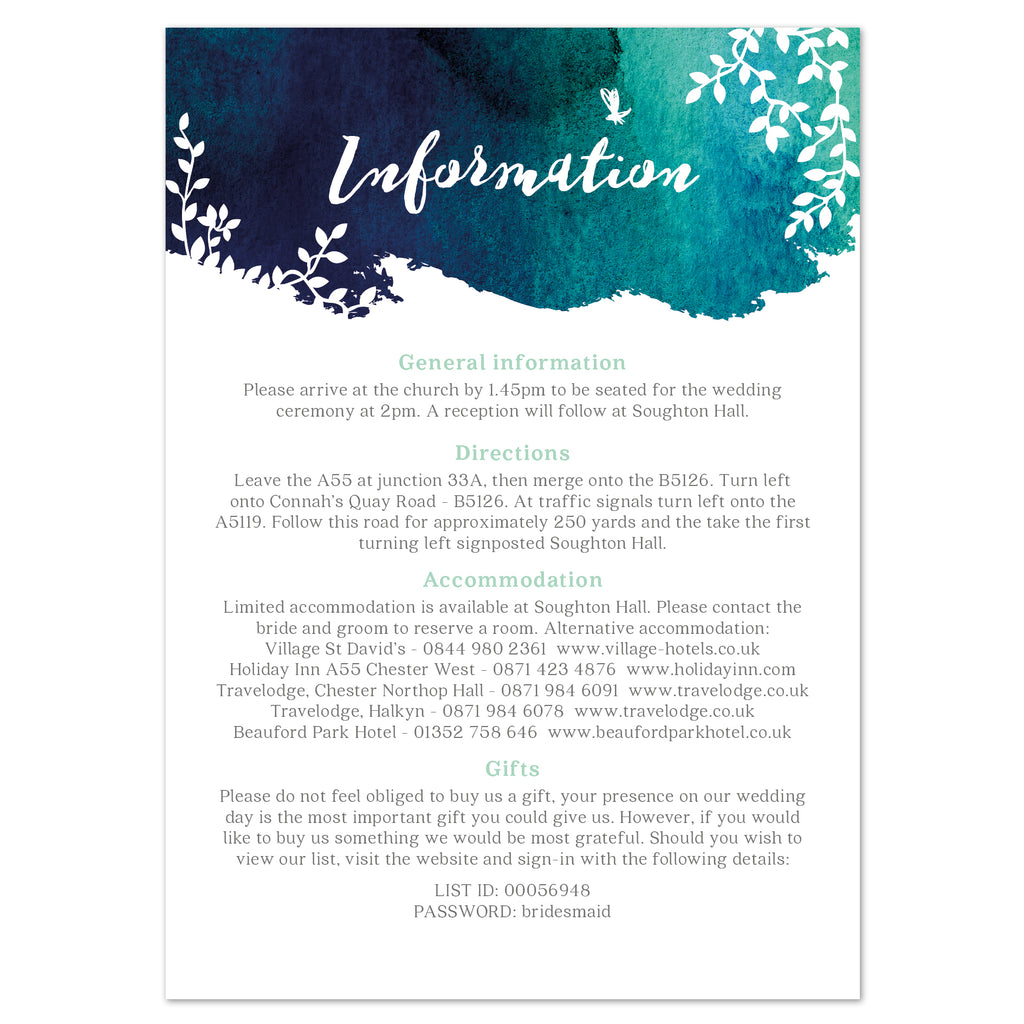 Helena information card - Project Pretty