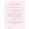 Lucy information card - Project Pretty