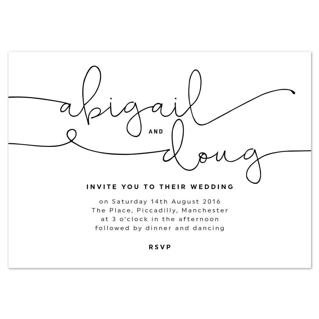 Kate Wedding Invitation - Project Pretty