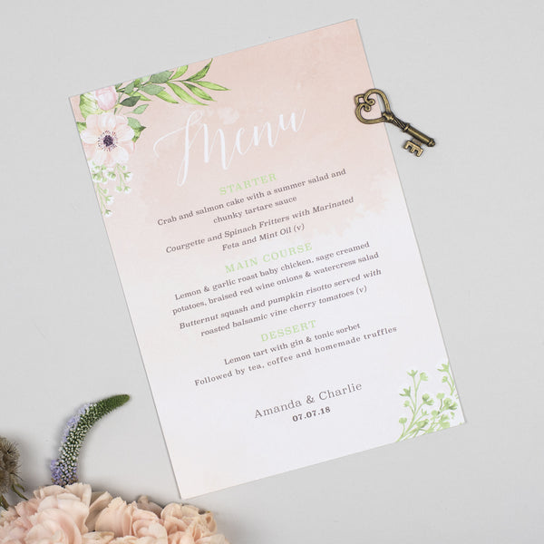 Eloise Menu Cards - Project Pretty