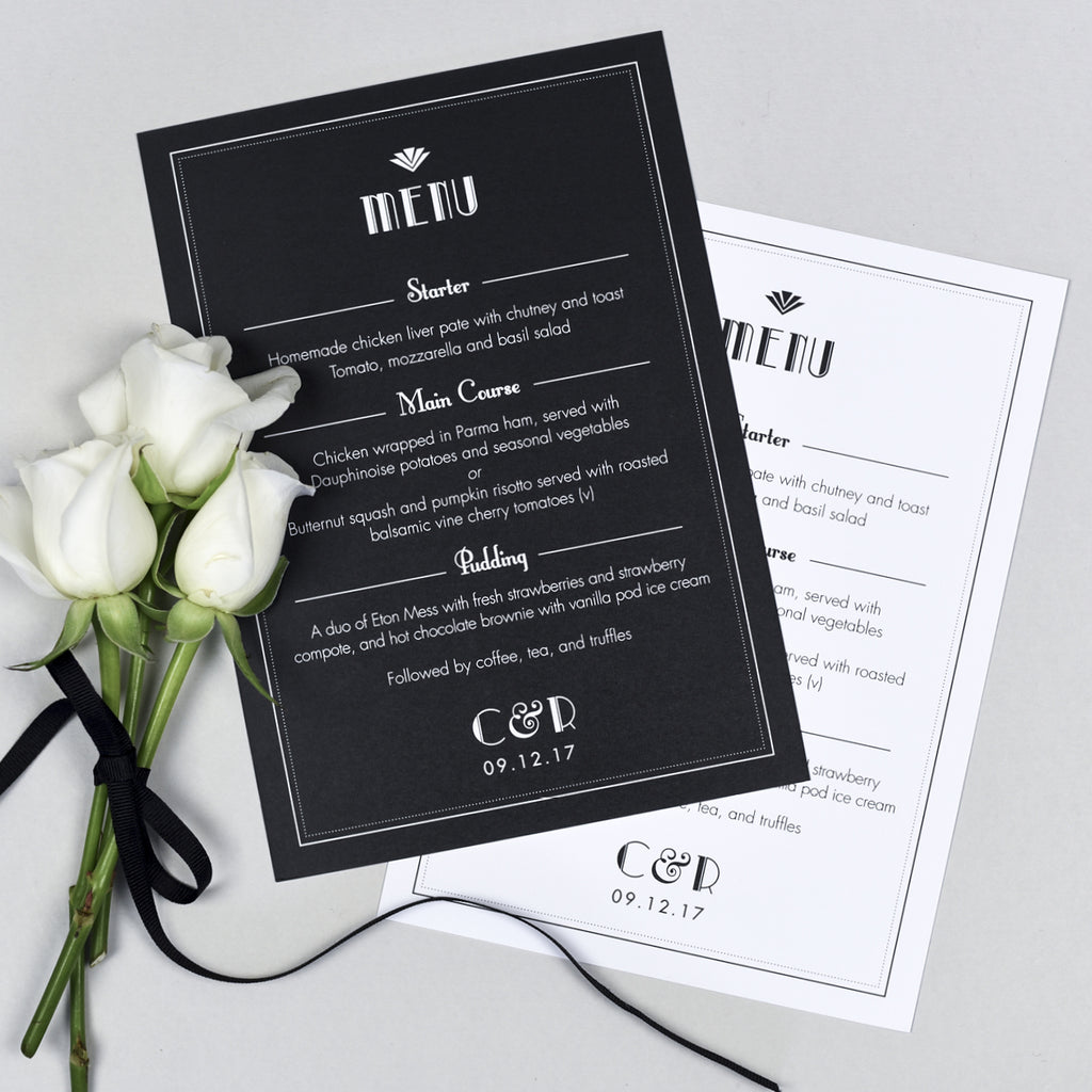 Estelle Menu Cards - Project Pretty