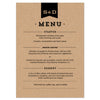Frankie Vintage Menu Cards - Project Pretty