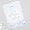 Hydrangea Blue Menu Cards - Project Pretty