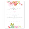 Juliette Menu Cards - Project Pretty