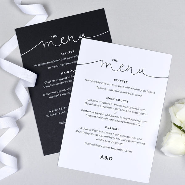 Kate Menu Cards - Project Pretty