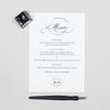 Olivia Menu Cards - Project Pretty