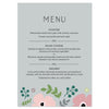 Poppy Menu Cards - Project Pretty