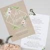 Eloise Wedding Order Of The Day Program Cards - Project Pretty