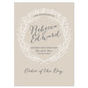 Enchanted Forest Wedding Order Of The Day Program Cards - Project Pretty