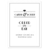 Estelle Wedding Order Of The Day Program Cards - Project Pretty