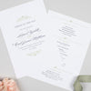 Eva Wedding Order Of The Day Program Cards - Project Pretty