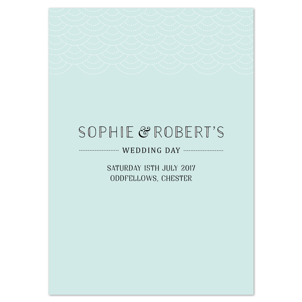 Millie Wedding Order Of The Day Program Cards - Project Pretty