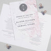 Marble Order of Service booklets - Project Pretty
