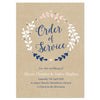 Hannah Order of Service booklets - Project Pretty