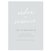Rachel Order of Service booklets - Project Pretty