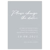 Minimal wedding Change The Date - Project Pretty