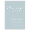 Minimal wedding Change The Date - Project Pretty