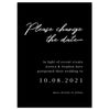 Minimal wedding Change The Date - Project Pretty