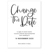 Modern script Change The Date - Project Pretty